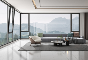 European Designer Designed Inwards Casement Window of Heat Insulation with T6063-T5 Aluminum Profiles