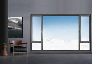 Aluminum Profile Casement Window with Tinted Glass Galaxy 108