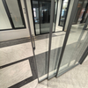 8mm Single Tempered Glass Sliding Door for Living Room with Aluminum Slim Frame