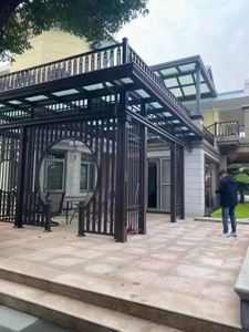 Garden Decorative Marble Gazebo Sculpture Stone Pavilion