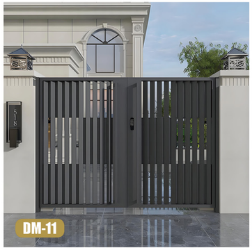 Automatic Driveway Folding Curve Corner Gate of Aluminium Alloy