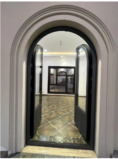 double arched front doors 5