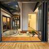 Slide glass folding door for house and villa exterior use 