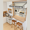 Aluminum Alloy Frame Glass Folding Window for Cafe Restaurant Cupcake Shop