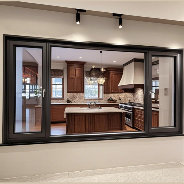 Eno 115 Inwards Casement Window Tilt and Turn Window with Hight Transparency Woven Mesh