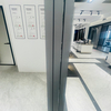 8mm Single Tempered Glass Sliding Door for Living Room with Aluminum Slim Frame