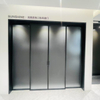 Popular Modern Double Glazed Aluminium Shutter Sliding Door with Stain Steel Roller