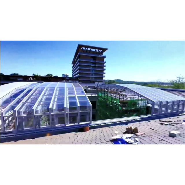 Top Selling Pool Enclosures Retractable Swimming Pool Cover Outdoor Sunroom Pool Cover Roof Canopy