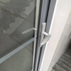 European Double Glass Grill Pattern Narrow Soundproof Aluminum French Door