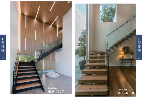 Handrail for Staircases Design Brass/copper Balutrades