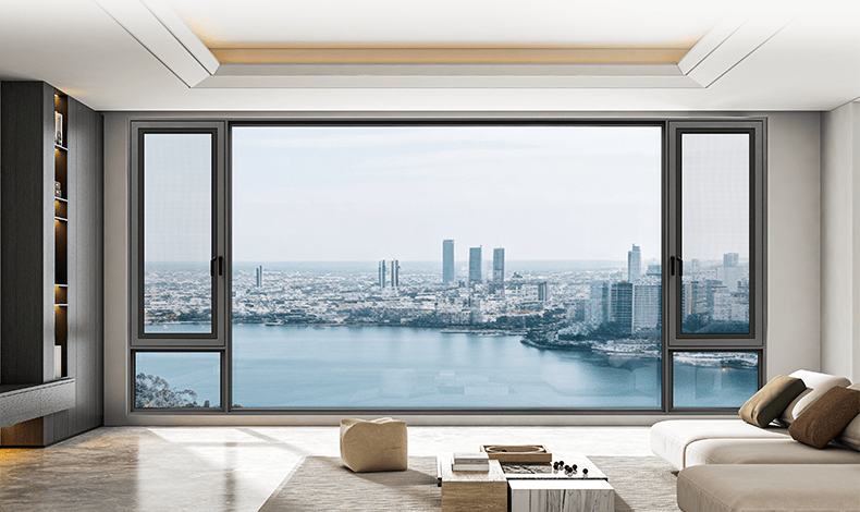 aluminum system window