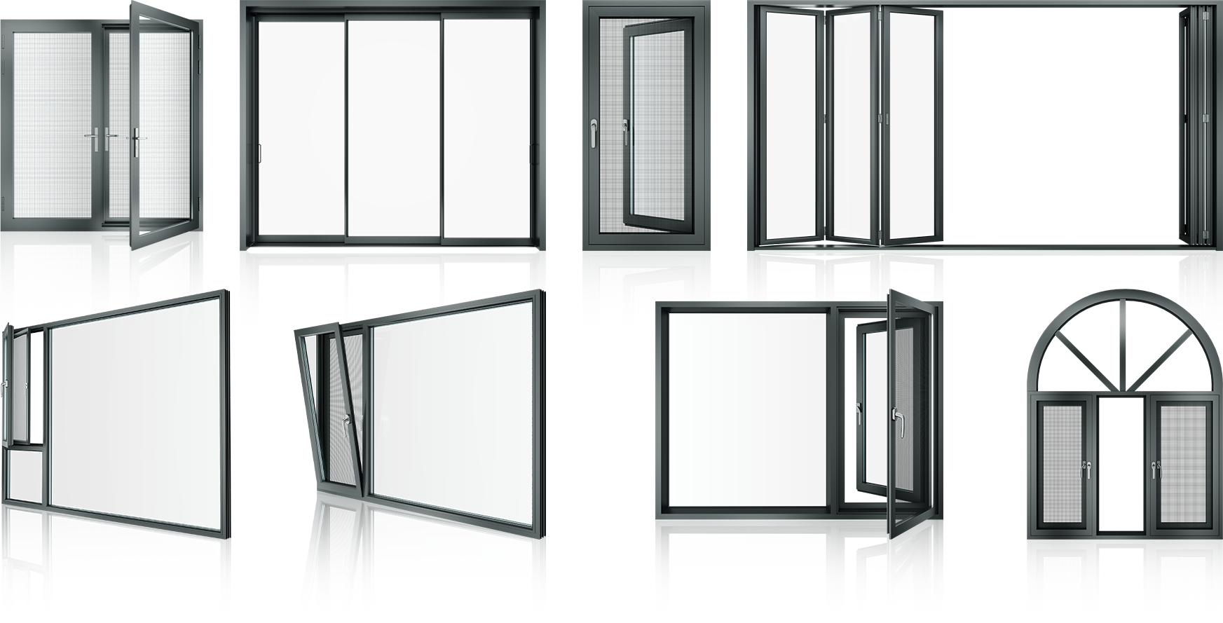 sunrooms, aluminum wood doors and windows, and building curtain walls