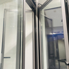 Thermal Break Aluminum Double Glazed Tempered Glass Windows Casement Window Corner Sample