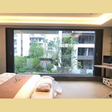 Double Swing French Casement Window Grey Aluminum Glass Casement Windows Galaxy 108