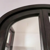 Custom Front Arch Entry Iron Doors Classica Villa Main Cast Entry Door Exterior Double Glass Steel Swing Modern