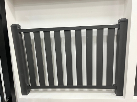Customized Aluminium Railing Roof Edge Fall Protection Safety Railing Roof Rail 