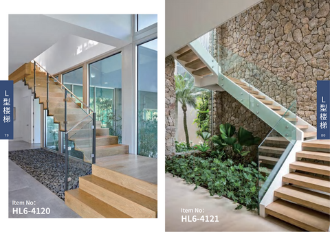 Handrail for Staircases Design Brass/copper Balutrades
