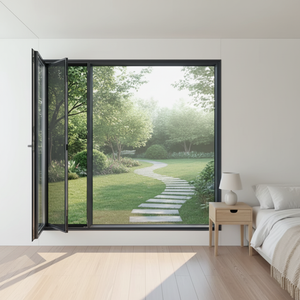 Aluminum Profile Casement Window with Tinted Glass Galaxy 108