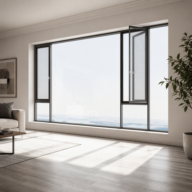 OEM Narrow Frame Inward Outward Opening Casement Window