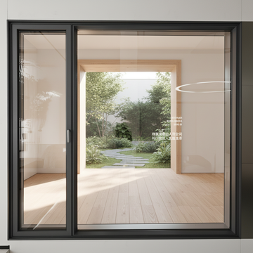 Aluminum Profile Casement Window with Tinted Glass Galaxy 108